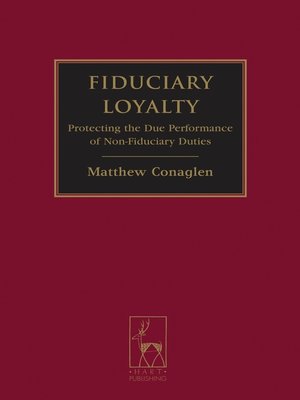 cover image of Fiduciary Loyalty